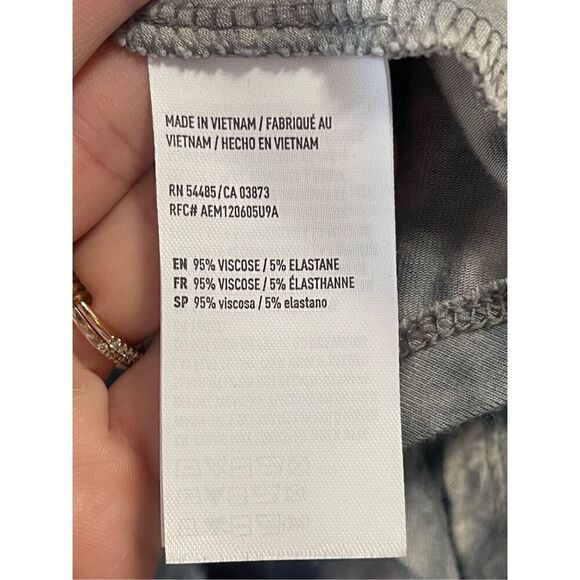 NWOT American Eagle black & white tie dye tank XS - Picture 7 of 7